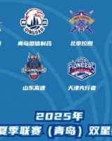 夏季联赛青岛站安排：新疆青岛同组 山西山东同组 30号决出冠军
